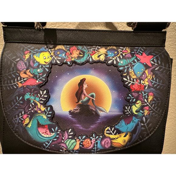 Loungefly Disney The Little NWOT Mermaid Under the Sea Crossbody Bag - BoxLunch - Picture 3 of 7